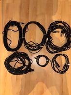 Set XLR & DMX kabels (9 stuks) – diverse lengtes, Enlèvement ou Envoi, Utilisé