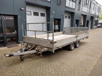 aanhangwagen  Multi transsporter  met lkiep functie en Lier