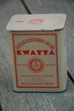 Blikken doos Kwatta Cacao 250 gr, Ophalen of Verzenden, Gebruikt, Overige, Overige merken