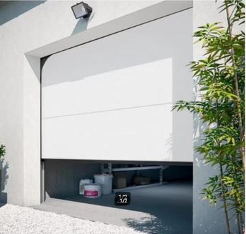 sectionale garagepoort automatische in kit WIT H. 200 cm B 2 beschikbaar voor biedingen