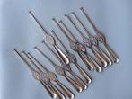 12 Inox-armena kreeftvorken samen te koop, Ophalen of Verzenden, Zo goed als nieuw