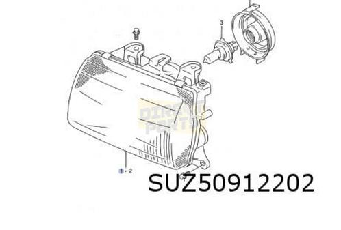 Suzuki Alto SH (6/94-4/02) koplamp Rechts (el.) OES! 35120M7, Auto-onderdelen, Verlichting, Suzuki, Nieuw, Verzenden