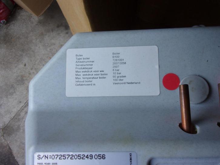 st roch mvc mural, boiler 100l sur chauffage, solaire(bulex), Doe-het-zelf en Bouw, Chauffageketels en Boilers, Nieuw, Boiler