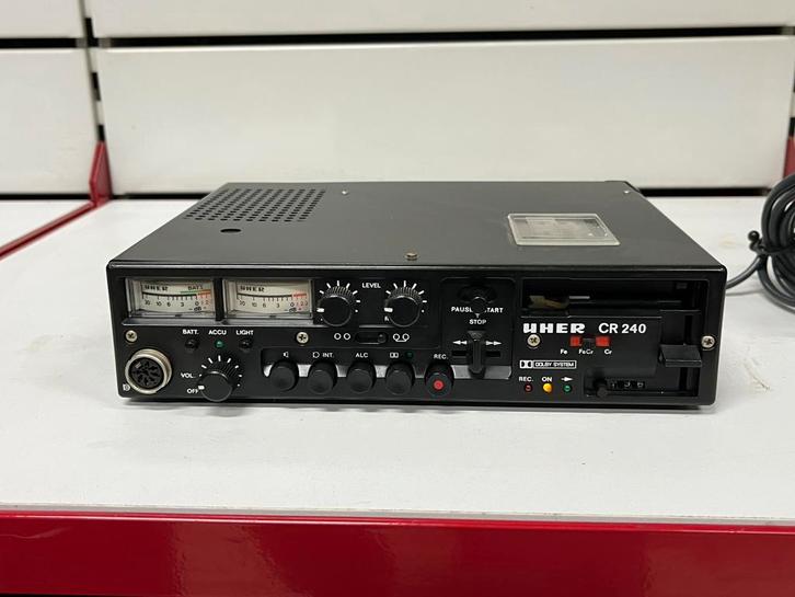 Uher CR 240 vintage stereobandrecorder - zeer goede staat, Audio, Tv en Foto, Bandrecorder, Bandrecorder, Ophalen