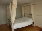 ijzeren hemelbed, Huis en Inrichting, Slaapkamer | Bedden, Ophalen, Gebruikt, Zwart, Romantisch