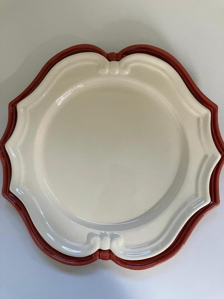 set van 20 Borden Maison Pichon, Huis en Inrichting, Keuken | Servies, Zo goed als nieuw, Bord(en), Overige stijlen, Keramiek
