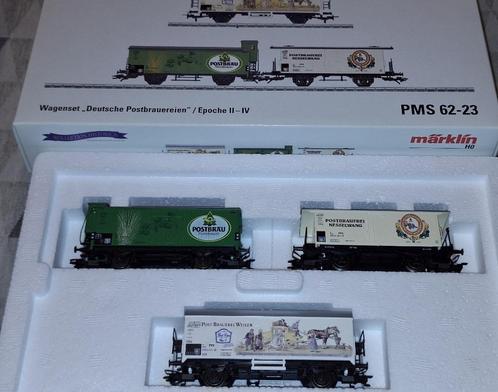 Märklin HO 94296 wagonset van de DB (PMS 62-23), Hobby en Vrije tijd, Modeltreinen | H0, Zo goed als nieuw, Wagon, Märklin, Ophalen of Verzenden