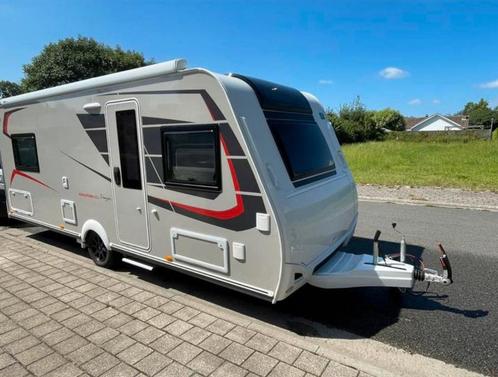 Nieuwe Sterckeman twinbedden- airco-mover-luifel-koopje, Caravans en Kamperen, Caravans, Particulier, tot en met 4, 1250 - 1500 kg