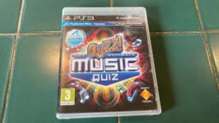 Buzz De ultieme muziekquiz (PS3)., Games en Spelcomputers, Games | Sony PlayStation 3, Zo goed als nieuw, Overige genres, 3 spelers of meer