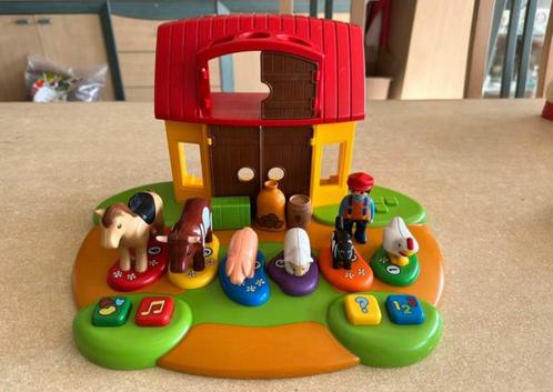 Interactive boerderij - playmobil 123, Kinderen en Baby's, Speelgoed | Playmobil, Zo goed als nieuw, Complete set, Ophalen of Verzenden