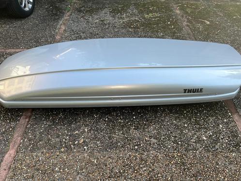 Thule SquareBar Evo dakkoffer en barset - Capac, Auto diversen, Dakkoffers, Gebruikt, Ophalen