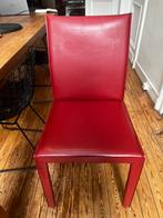 4 chaises en cuir, Maison & Meubles, Chaises, Enlèvement, Comme neuf