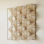 Metalen geweven wollen wandkunst, Antiek en Kunst, Ophalen