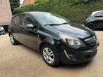 OPEL CORSA 1.2 BENZINE AIRCO 2014 3950€, Euro 5, Stof, 4 cilinders, Zwart