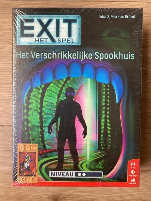 999 Games – EXIT – Het Verschrikkelijke Spookhuis - Nieuw, Hobby en Vrije tijd, Overige Hobby en Vrije tijd, Ophalen