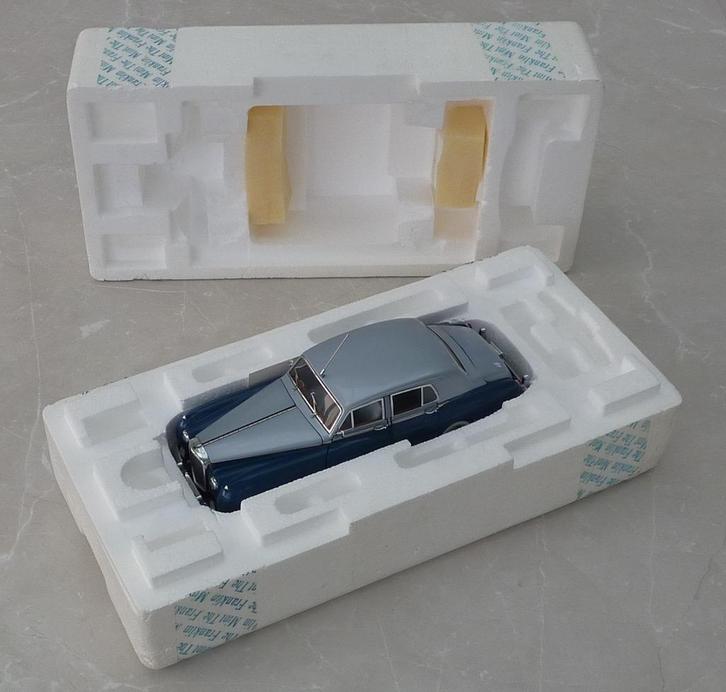 Bentley S1 4-deur saloon 1955 Franklin Mint schaal 1-24, Hobby en Vrije tijd, Modelauto's | 1:24, Nieuw, Auto, Overige merken
