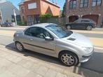 peugeot 206cc cabrio 1600cc, Voorwielaandrijving, Zwart, Lederen bekleding, Leder