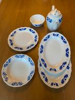 Klein lot blauw porselein Boch La Louviére, Antiek en Kunst, Ophalen