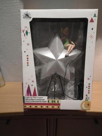 Décoration pour sapin. Disney. La fée clochette sur étoile, Divers, Noël, Envoi, Comme neuf