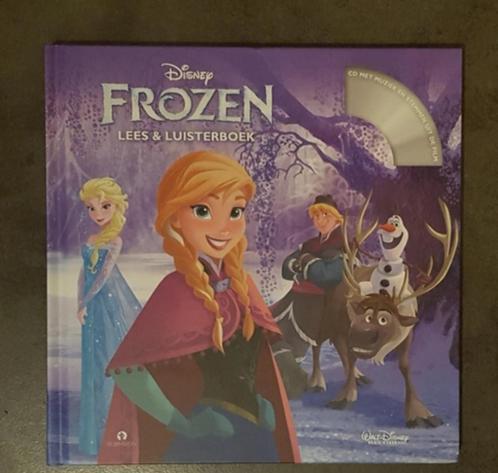 Disney Frozen lees- en luisterboek, Livres, Livres pour enfants | 4 ans et plus, Comme neuf, Contes (de fées), Garçon ou Fille