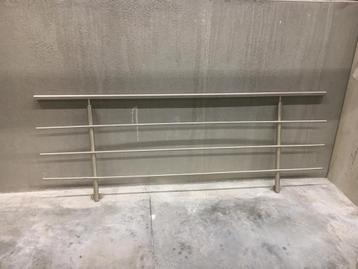 Inox balustrade L. 2.40m. H 0.90, Enlèvement, Comme neuf