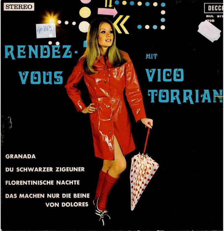 lp   /  mit vico torriani, CD & DVD, Vinyles | Autres Vinyles, Autres formats, Enlèvement ou Envoi