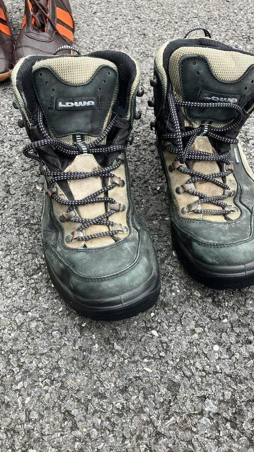 Berg - en wandelschoenen M 40, zwart + beige kleur, Sport en Fitness, Bergsport en Wandelen, Zo goed als nieuw, Ophalen