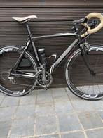 Moozes carbon koersfiets , maat 56, Gebruikt, 15 tot 20 versnellingen, 53 tot 57 cm, Ophalen