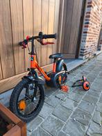 Decathlon kinderfiets 14 inch incl zijwieltjes, Vélos & Vélomoteurs, Enlèvement, Stabilisateurs