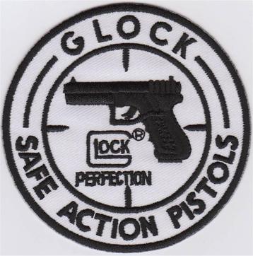 Glock Safe Action Pistols stoffen opstrijk patch embleem, Verzenden, Nieuw
