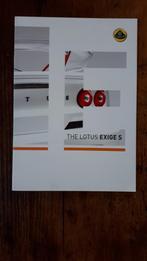 THE LOTUS EXIGE S  2011, Boeken, Auto's | Folders en Tijdschriften, Nieuw, Overige merken, Ophalen of Verzenden