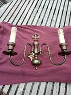 muurlampje / AMPLIQUE lamp in messing., Ophalen