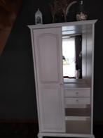Eiken kast met kapstokken en schuiven, Huis en Inrichting, Ophalen, Gebruikt