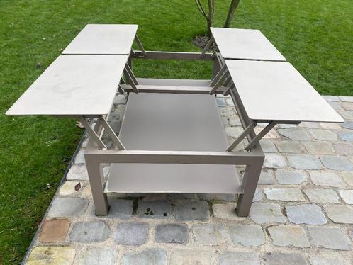 Aluminium loungetafel Sedona-Verona buiten, Tuin en Terras, Tuintafels, Zo goed als nieuw, Rechthoekig, Aluminium, Ophalen