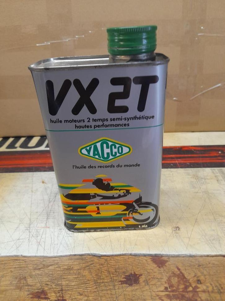 Oude lege oliekan Yacco VX2T 2-takt motorfiets, Verzamelen, Merken en Reclamevoorwerpen, Gebruikt, Overige typen, Verzenden