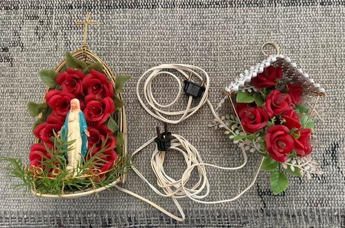 Setje kitch lampjes, maria kapel, Lourdes, vintage lampjes, Verzamelen, Retro, Huis en Inrichting, Ophalen
