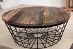 Salontafel, Ophalen, 100 tot 150 cm, Rond, Zo goed als nieuw