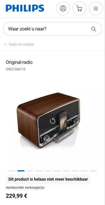 Original philips radio jaren 50 stijl, Enlèvement