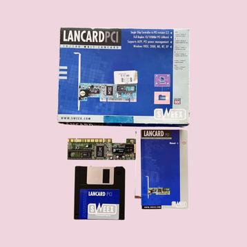 Sweex LAN PCI Card 10/100Mbps Retro Vintage beschikbaar voor biedingen
