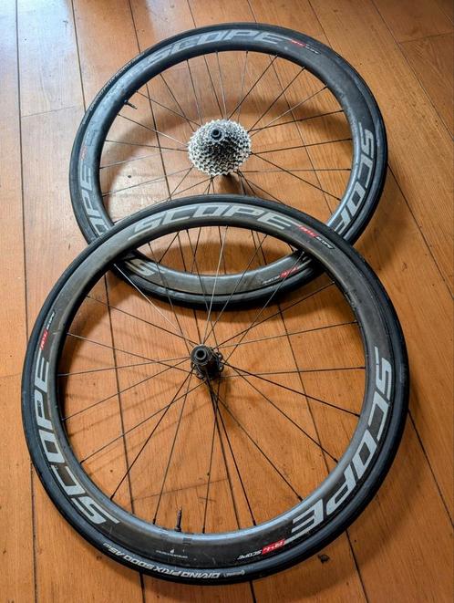 Scope R4D wielset, Fietsen en Brommers, Fietsonderdelen, Gebruikt, Wiel, Ophalen of Verzenden