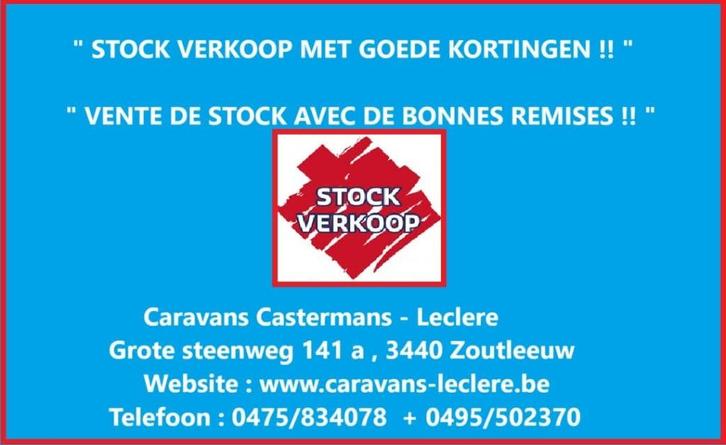 Stockverkoop met grote kortingen., Caravans en Kamperen, Stacaravans, Ophalen