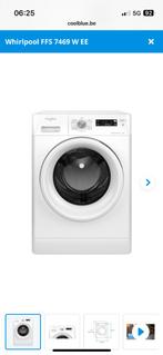 Wasmachine Whirpool, Elektronische apparatuur, Ophalen, Bovenlader, Zo goed als nieuw, 85 tot 90 cm