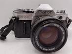 Canon AE1 met Canon FD 50mm 1:1.4 Lens met draagriem, Audio, Tv en Foto, Ophalen of Verzenden, Gebruikt, Spiegelreflex, Canon