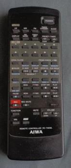 Télécommande AIWA RC-T80ML AUDIO HIFI SYSTEM avec, Utilisé, Enlèvement ou Envoi