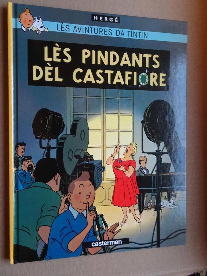 BD Tintin - Les Bijoux de la Castafiore (en Ottintois), Collections, Personnages de BD, Comme neuf, Livre ou Jeu, Tintin, Enlèvement ou Envoi