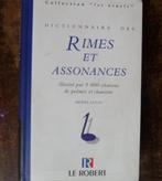 Rimes et assonances. Armel Louis. Le Robert.., Gelezen, Overige niveaus, Ophalen of Verzenden, Armel Louis