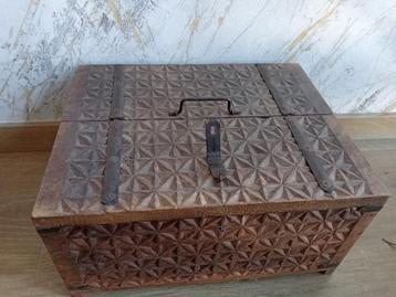 Pitara - Vintage/Antieke koffer - opbergkistje - India beschikbaar voor biedingen