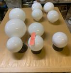 Verschillende opaline bollen verlichting doorsnede 10€/stuk, Ophalen of Verzenden