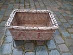 rieten mand, Maison & Meubles, Accessoires pour la Maison | Plataux & Paniers, Enlèvement, Rectangulaire, Osier, Panier