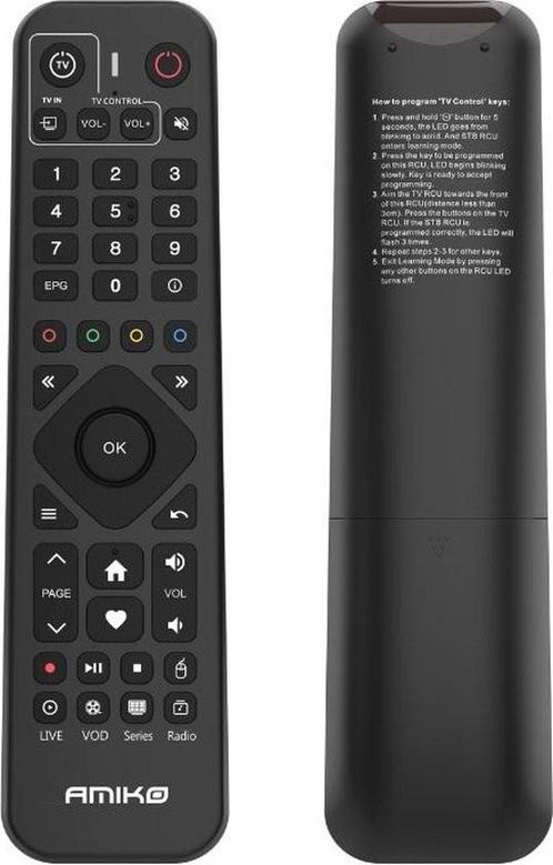 Télécommande Android Amiko, Audio, Tv en Foto, Afstandsbedieningen, Nieuw, Ophalen of Verzenden